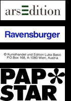 Logo ars edition, Ravensburger, Luca Basic und Pap Star
